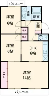 朋友レジデンス【2階】の間取り