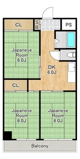 ハイグレード泉尾【7階】の間取り