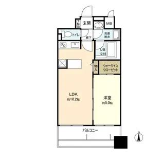 MFPRコート晩翠通り【10階】の間取り