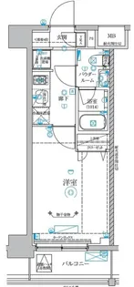 RELUXIA横濱東【6階】の間取り