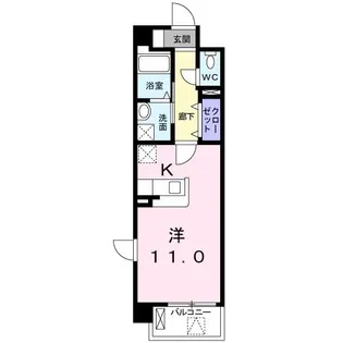 リバーサイド新川【2階】の間取り