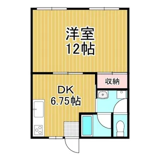 コーポラス田主丸A【1階】の間取り