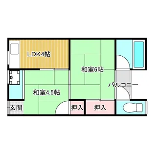 増田文化【2階】の間取り
