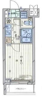 ルーブル溝の口【4階】の間取り