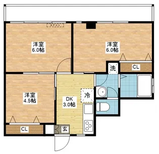 筑後屋柴田ビル【4階】の間取り