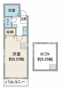 メゾンエスポワール【1階】の間取り
