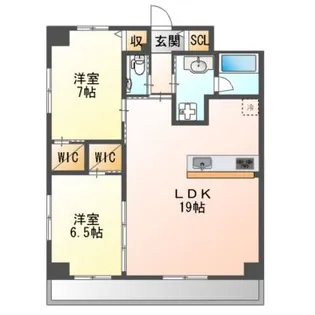 KAYA KIKUI【4階】の間取り