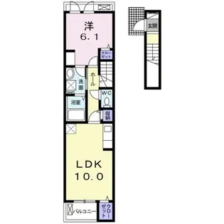 富谷マツターズ【2階】の間取り