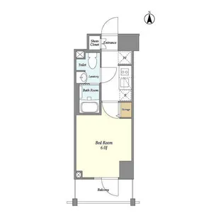 エルモサ川崎【8階】の間取り