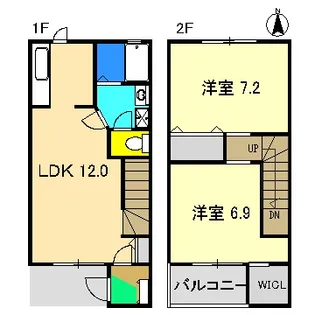 シャーメゾン スュフィール A棟【1階】の間取り