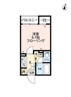 グランクオール立石【1階】の間取り