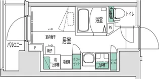 キャンパスヴィレッジ溝の口【13階】の間取り