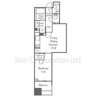 プラウド千代田淡路町【4階】の間取り