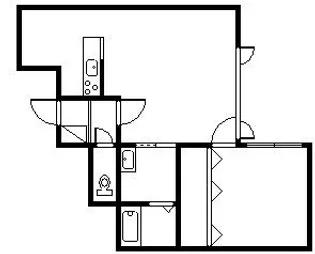 ピアコートシャンテ【2階】の間取り