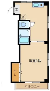 第21シンエイビル【7階】の間取り