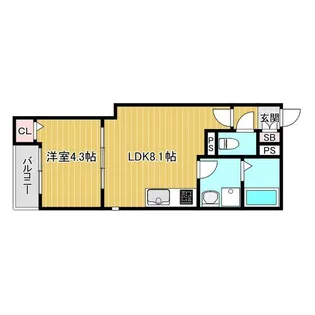 Lino久宝寺【1階】の間取り