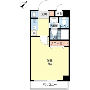 ウェルツK・S【1階】の間取り