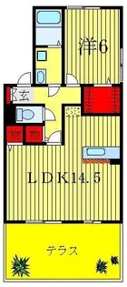 セブンオークスB【1階】の間取り