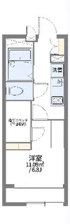 レオパレス一水【2階】の間取り