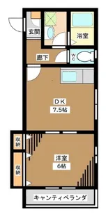 カーサジラソーレ【3階】の間取り