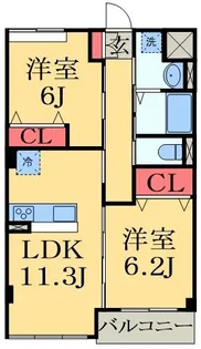 F&R1【1階】の間取り