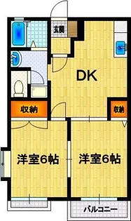 コーポセピア【2階】の間取り