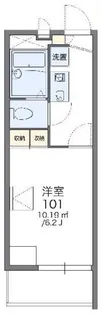 レオパレス立野【3階】の間取り
