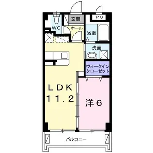 ラ メゾン クロエ【1階】の間取り