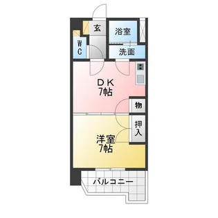 久屋グリーンビル【9階】の間取り