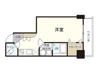 LECIEL庚午北【7階】の間取り