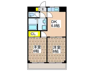 ジュネスパルク【1階】の間取り