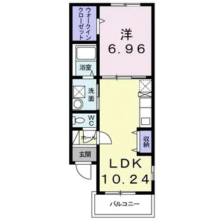 ラハイナ【1階】の間取り
