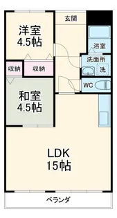 フカイマンション【2階】の間取り