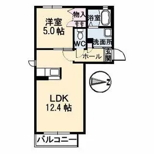 ハピー ハイツ【1階】の間取り