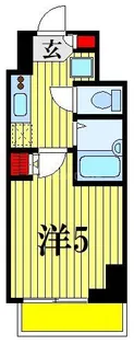 CLAREGRACE松戸【3階】の間取り