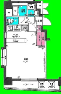 グリフィン新横浜・伍番館【10階】の間取り