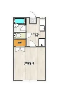 ハイツリベカII【2階】の間取り