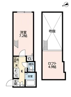 グランクオール立石ノースレジデンス【2階】の間取り