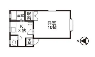マーセルK【2階】の間取り
