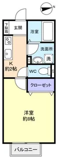 シェルマン【1階】の間取り