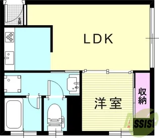 大上ビル【3階】の間取り