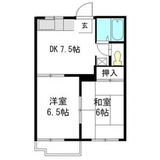 フォーブル香久山【2階】の間取り