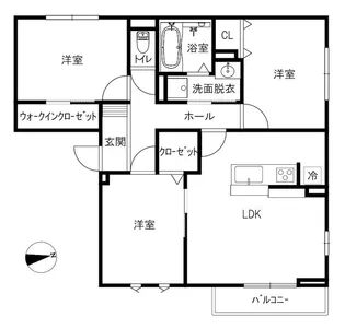 ラッキーセブン【3階】の間取り