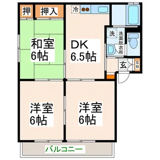 ミサトマ十番館【1階】の間取り