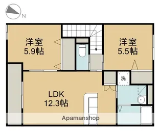 Casa di Orange【2階】の間取り