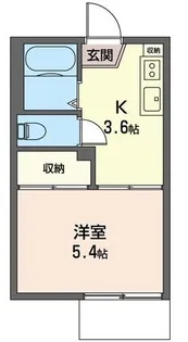 コーポエクセル【1階】の間取り