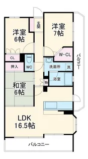 レジディア泉【12階】の間取り