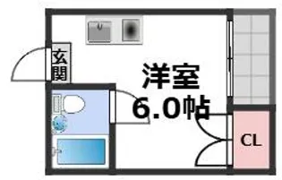 MINTIA北巽【2階】の間取り