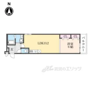 ハルミール忍ケ丘【3階】の間取り