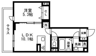 グランルミエール【1階】の間取り